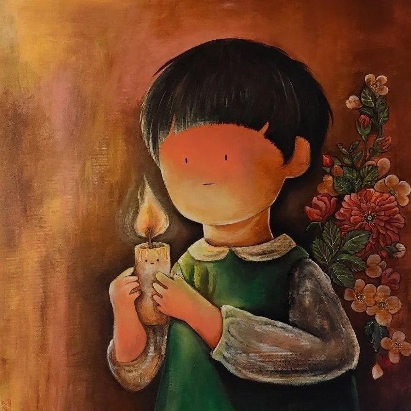 Dieses Bild ist der jetzigen Situation in Iran gewidmet. Eine Kerze als Symbol für Licht in diesen dunklen Zeiten und als Hoffnung für Freiheit.