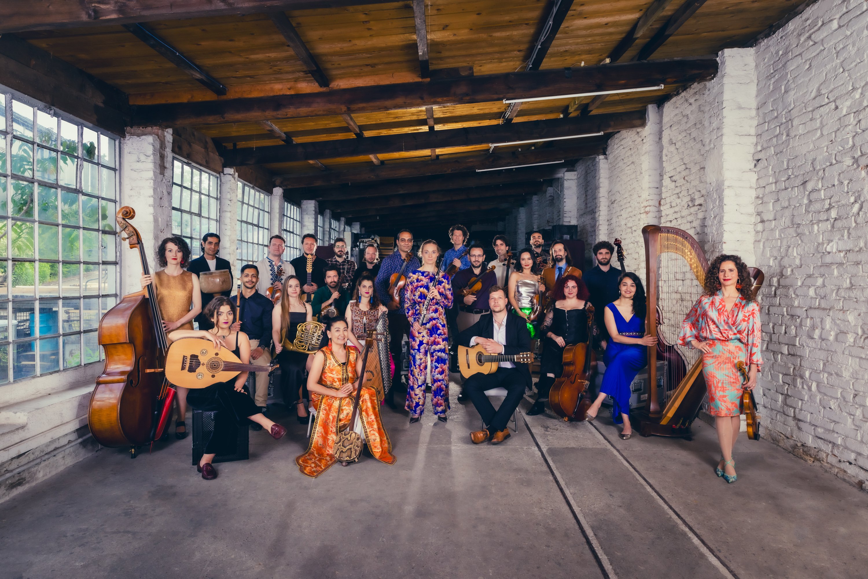 Gruppenfoto des Bridges Kammerorchesters 