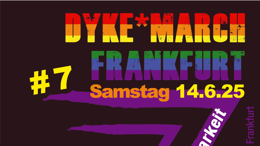 Plakat zum Dyke March 2025