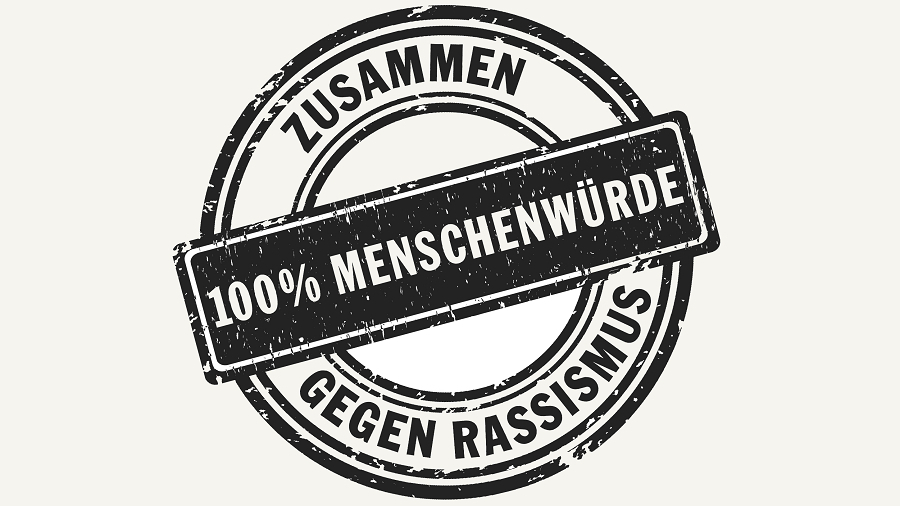 Logo der Stiftung für die Internationalen Wochen gegen Rassismus (© Stiftung gegen Rassismus)