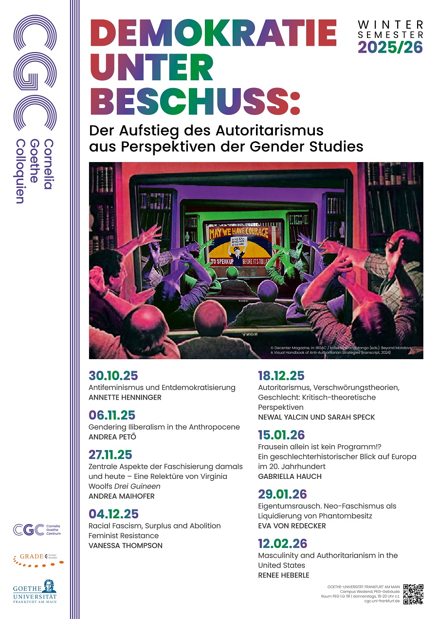 Flyer zur Veranstaltung mit allen Terminen