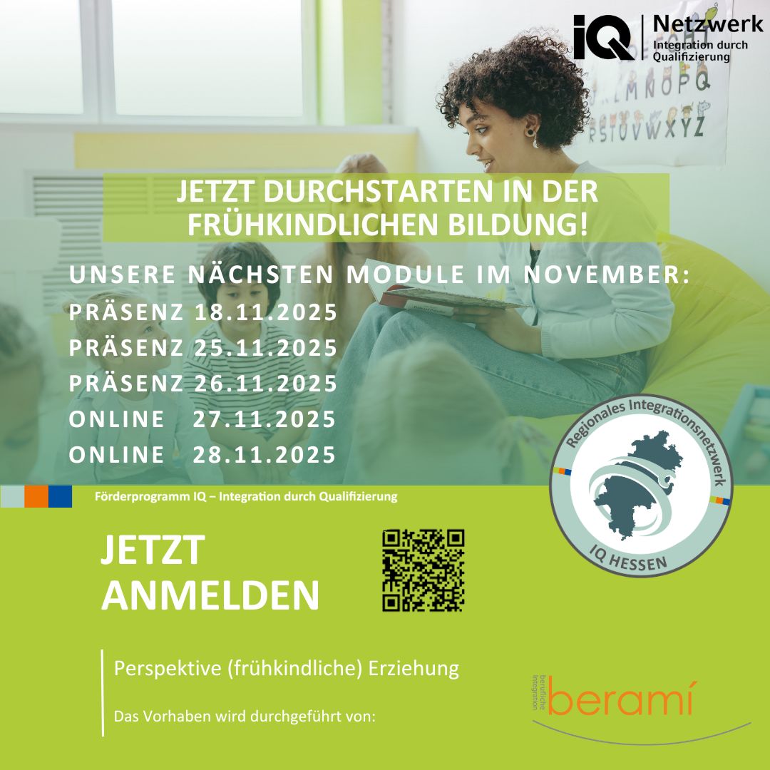 Flyer zur Qualifikation mit allen Daten darauf