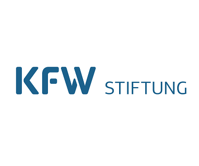 Logo der KfW Stiftung mit Schriftzug