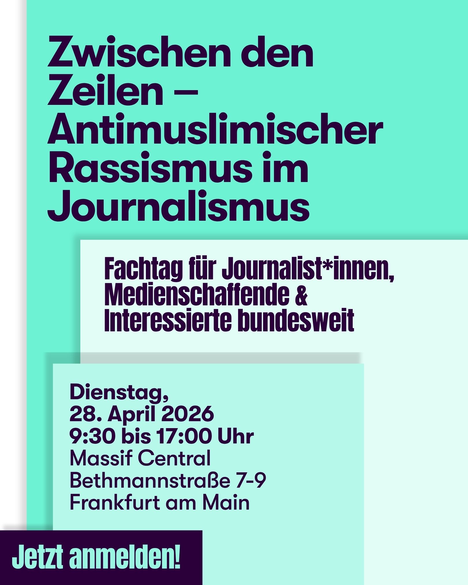 Bild zum Fachtag Antimuslimischer Rassismus im Journalismus