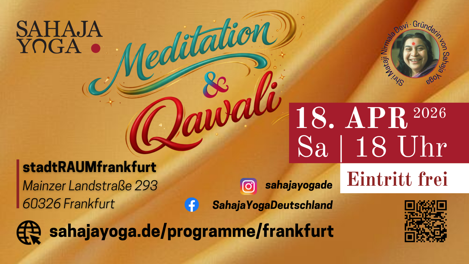 Konzertprogramm Qawali-Musik & Meditation