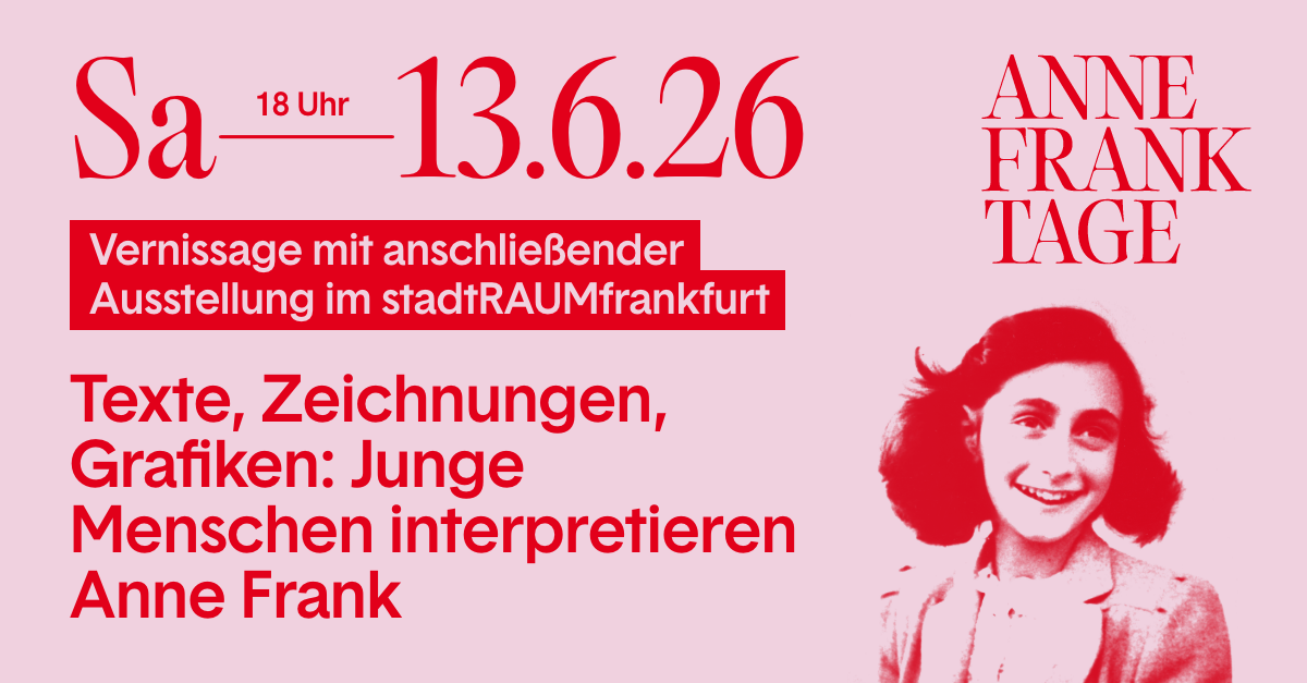 Sharepic mit dem Konterfei von Anne Frank