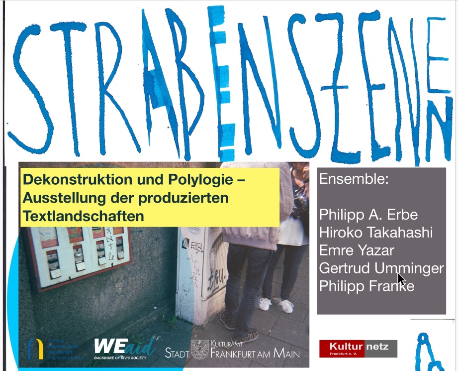 Logo Strassenszenen ein Bild und Text