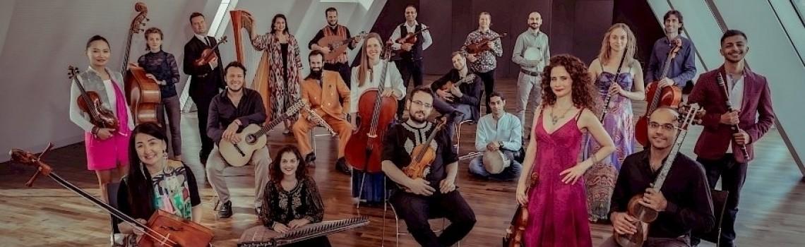 Gruppenfoto mit Musikern von Bridges - Musik verbindet gGmbH