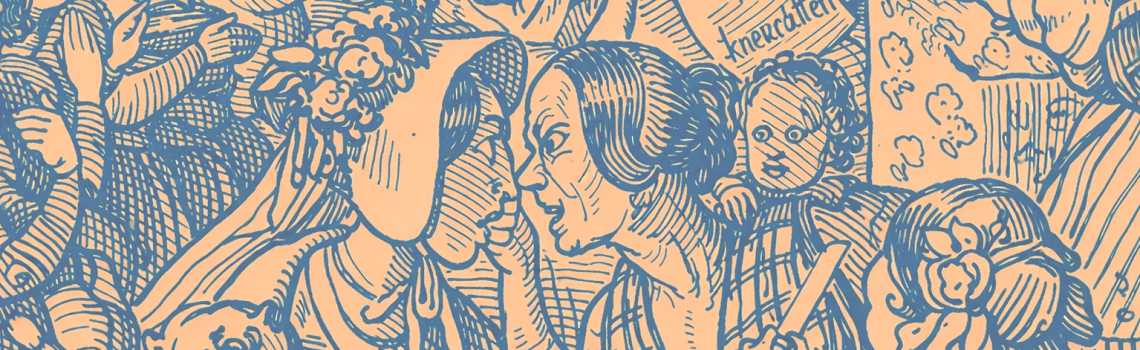 Karikatur "Politischer Damenklub" (© commons.wikimedia.org)